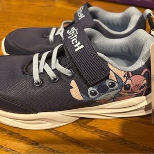 Disney Stitch Kids Sneakers - Navy and Light Blue